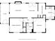 Floor plan showing layout of the house, including kitchen, living room, and bedrooms at 3120 8Th N Ave, St Petersburg, FL 33713