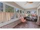 Inviting sun room featuring ample natural light and unique tiled flooring at 3120 8Th N Ave, St Petersburg, FL 33713