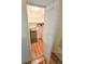 Organized walk-in closet with shelving and drawers, providing ample storage space at 5935 30Th S Ave # 308, Gulfport, FL 33707
