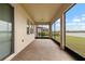 Screened lanai with peaceful lake views at 626 15Th Nw Ave, Ruskin, FL 33570