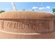 A close-up of the 'Grand Central' sign made of stone, adding character to the neighborhood at 11 29Th N St, St Petersburg, FL 33713