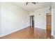 Bright bedroom featuring hardwood floors and ample closet space at 1120 E Kennedy Blvd # 615, Tampa, FL 33602
