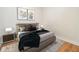 Comfortable bedroom with neutral tones, soft textures, and elegant accents at 1120 E Kennedy Blvd # 615, Tampa, FL 33602