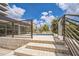 Unwind in the inviting hot tub area, surrounded by lush greenery and convenient access via stairs at 1120 E Kennedy Blvd # 615, Tampa, FL 33602