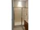 Neat bathroom with a modern glass shower door, and tile at 11468 Captiva Kay Dr, Riverview, FL 33569