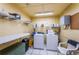 Laundry room features modern appliances and ample storage space at 1700 Pass A Grille Way # 9, St Pete Beach, FL 33706