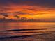 Gorgeous ocean sunset with tranquil water and cloudscape view at 1700 Pass A Grille Way # 9, St Pete Beach, FL 33706