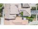 Detailed aerial shot highlighting the rooftops, landscaping, and outdoor living spaces of luxurious homes at 17537 Fairmeadow Dr, Tampa, FL 33647