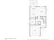 First floorplan featuring a kitchen, dining room, living room and garage at 19796 Long Lake Ranch Blvd, Lutz, FL 33558