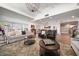 Open-concept living area with water views, stylish furnishings, and elegant décor at 213 Harrison Ave, Belleair Beach, FL 33786