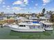 Waterfront home with a large boat, canal access, and space for multiple vessels at 301 Boca Ciega Dr, Madeira Beach, FL 33708