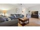 Comfortable living room featuring stylish furnishings and a warm, inviting atmosphere at 456 Bahia Beach Blvd, Ruskin, FL 33570