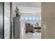 Welcoming living room with ocean views, stylish furnishings, and a chic black and white rug at 4950 Bayshore Blvd # 27, Tampa, FL 33611