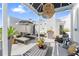 Stylish rooftop deck with modern seating, shade and plants at 4950 Bayshore Blvd # 27, Tampa, FL 33611