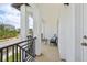 Inviting balcony with stylish furniture, offering a perfect outdoor seating area at 5351 Bridge St # 15, Tampa, FL 33611