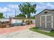 Spacious backyard view with a pool and a shed. Great for entertaining and a storage to keep your tools and equipment at 5638 13Th N Ave, St Petersburg, FL 33710