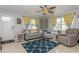Bright and airy living room with stylish decor and plenty of natural light at 5638 13Th N Ave, St Petersburg, FL 33710