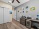 Bedroom has closet and gray color scheme at 602 Cabernet Way, Oldsmar, FL 34677