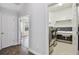 Efficient laundry area featuring stainless steel appliances and utility sink, designed for convenience and functionality at 6326 Waves End Pl, Apollo Beach, FL 33572