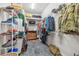 Walk-in closet with wire shelving and ample storage for clothing and accessories at 6326 Waves End Pl, Apollo Beach, FL 33572