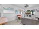Modern living room showcasing minimalist decor and bright, airy ambiance at 8031 7Th N St, St Petersburg, FL 33702