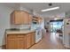 Functional kitchen with views of the water at 8528 Fantasia Park Way, Riverview, FL 33578