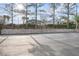 Outdoor basketball court with a basketball hoop surrounded by trees and upscale homes in the community at 8975 Southern Charm Cir, Brooksville, FL 34613