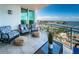 Spacious balcony with seating and scenic views of the water at 1325 Snell Isle Ne Blvd # 607, St Petersburg, FL 33704