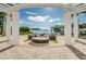 Picturesque waterfront fire pit with stunning water views, perfect for outdoor entertaining at 1325 Snell Isle Ne Blvd # 607, St Petersburg, FL 33704