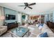 Spacious living room showcasing seamless flow to the kitchen and dining area, great for entertaining at 1325 Snell Isle Ne Blvd # 607, St Petersburg, FL 33704