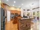 Open concept kitchen featuring stainless steel appliances and breakfast nook at 15254 Bellamy Rd, Tampa, FL 33625