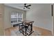 Bright entryway featuring a modern table set and a window with natural lighting at 15825 Fishhawk View Dr, Lithia, FL 33547