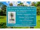 Informative sign for Lake Chautauqua Equestrian & Nature Preserve, highlighting funding sources and acquisition details at 2392 Hillcreek E Cir, Clearwater, FL 33759