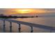 Stunning sunset over the bay and the bridge at Clearwater Beach, Florida at 2679 Saddlewood Ln, Palm Harbor, FL 34685