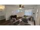 Comfortable living room features a neutral color palette and decor at 2825 16Th N Ave, St Petersburg, FL 33713
