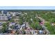 A broad aerial view presents the property in a neighborhood with convenient access to city amenities at 3027 Burlington N Ave, St Petersburg, FL 33713