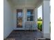 Cozy front porch with a 