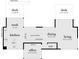 Second floor plan showcasing kitchen, dining, living, and office areas at 511 Avonwood, Tampa, FL 33625