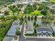 Aerial view of multi-Gathering neighborhood nestled among trees and ponds, offering a peaceful, scenic environment at 618 Wheaton Trent Pl, Tampa, FL 33619