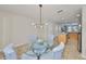 The dining area flows seamlessly into the open floor plan and adjacent kitchen at 618 Wheaton Trent Pl, Tampa, FL 33619