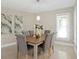 Bright dining room featuring modern decor, stylish furnishings and neutral color palette, perfect for comfortable Gathering meals at 6213 S Queensway Dr, Temple Terrace, FL 33617