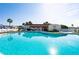The community has a beautiful swimming pool for residents to use at 7045 El Dewitt St, Zephyrhills, FL 33541