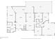 Detailed floor plan showcasing the layout of the home including kitchen, living spaces, bedrooms, and outdoor pool area at 806 Linwood Ter, Lutz, FL 33549