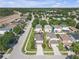 Neighborhood aerial view showing well-maintained homes, green spaces, and streets in a Gathering-friendly community at 9107 Gablewood Pl, Land O Lakes, FL 34638