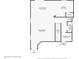 Floor plan of the first floor showing layout at 9107 Gablewood Pl, Land O Lakes, FL 34638