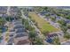The neighborhood features single-Gathering homes, green spaces, and convenient street parking at 9205 English Oaks Ln, Riverview, FL 33578