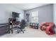 Comfortable home office space featuring modern decor and bright natural light at 9205 English Oaks Ln, Riverview, FL 33578