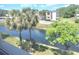 Bright water view showcasing palm trees and lush foliage at 940 Virginia St # 304, Dunedin, FL 34698