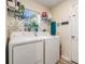 Laundry room featuring modern washer and dryer set at 11426 Sage Canyon Dr, Riverview, FL 33578