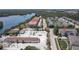 Aerial view of the Venetian Harbor neighborhood with water views and lush greenery at 1105 Venetian Harbor Ne Dr, St Petersburg, FL 33702